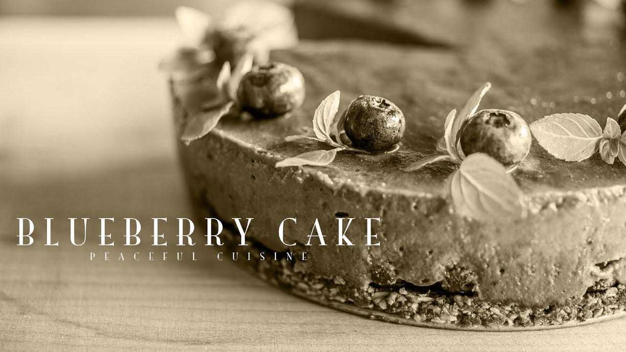 [No Music] How to make Blueberry Cake