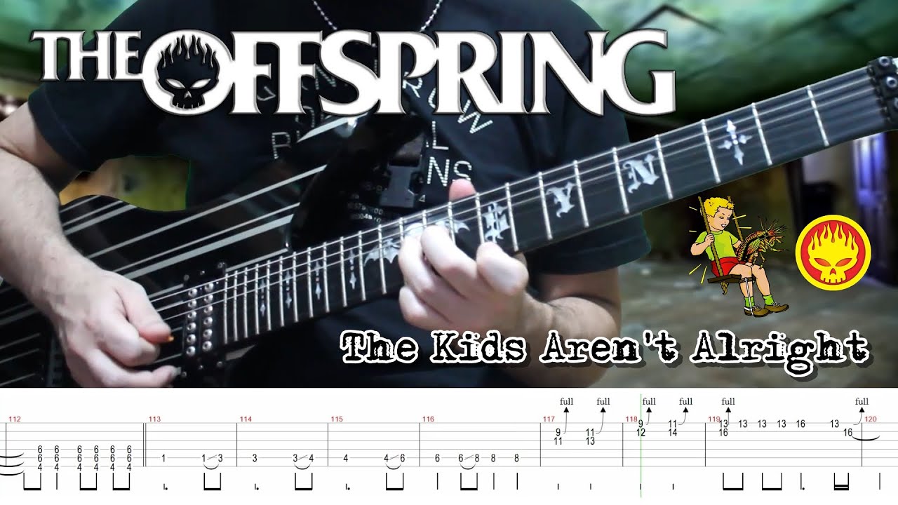 The Offspring - The Kids Aren't Alright (Guitar Cover + TABS)