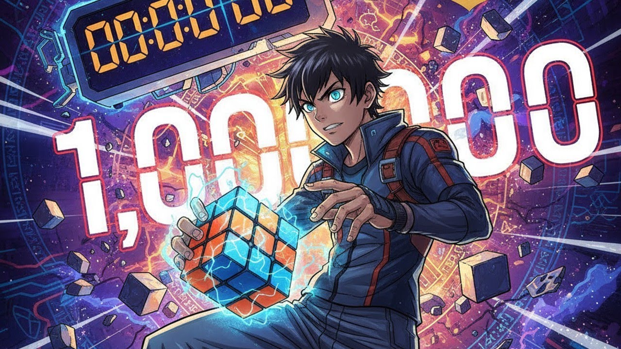 第100萬位魔方達人誕生中I 【挑戰極限！】魔術方塊3x3破解法曝光！踏上解謎之旅，看你能否成為破解大師！😎👍