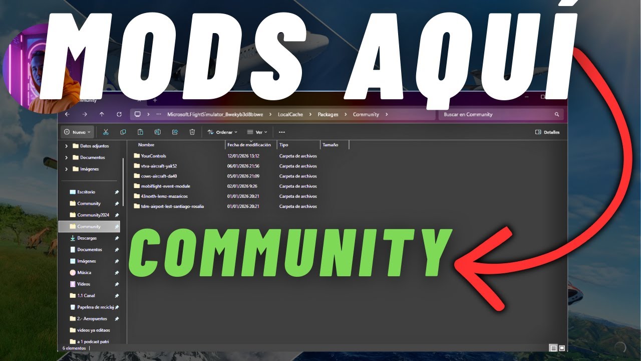 La manera CORRECTA de instalar ADDONS en MSFS | Microsoft Flight Simulator 2024 Español