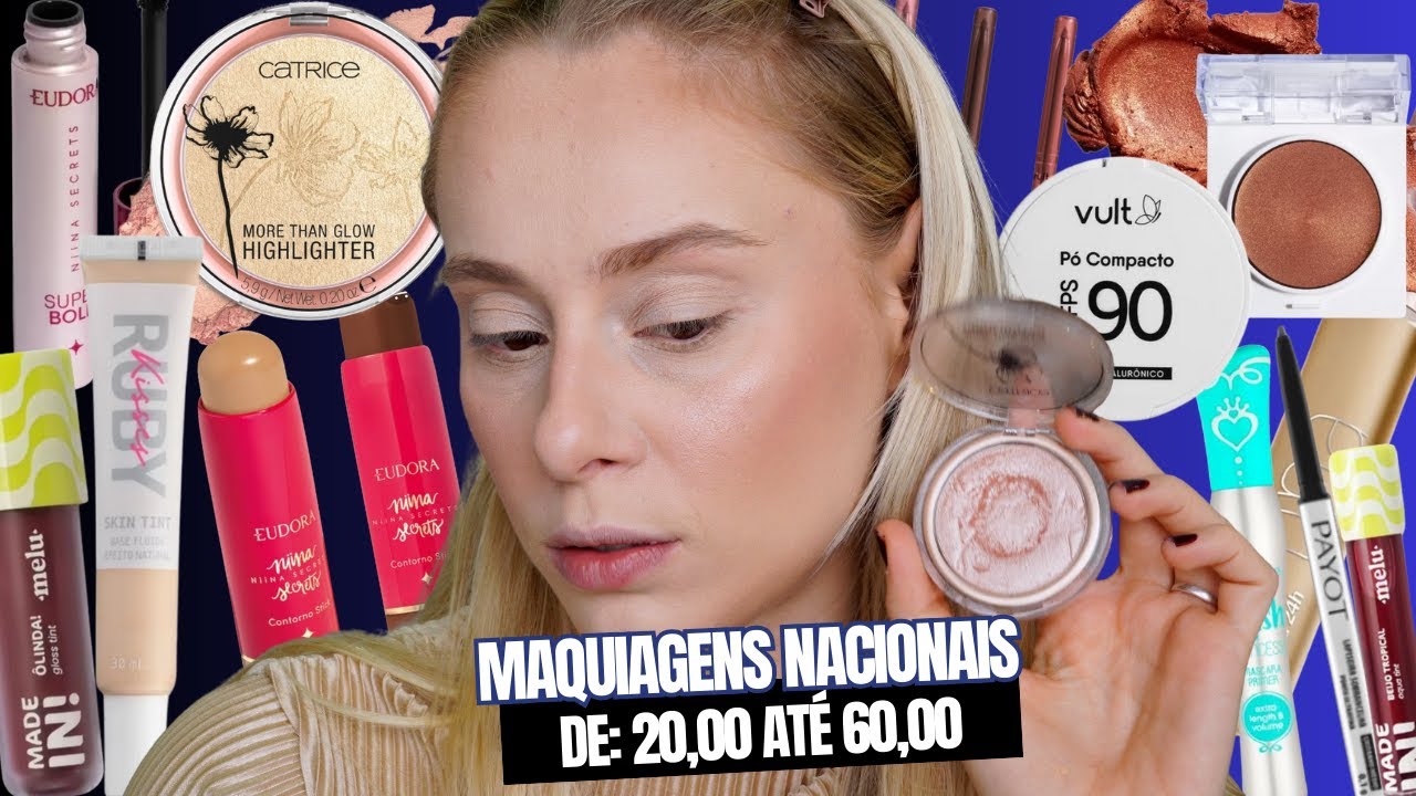 MAQUIAGEM DE 20,00 AT&Eacute; 60,00 que valem da PENA COMPRAR NA SHOPEE