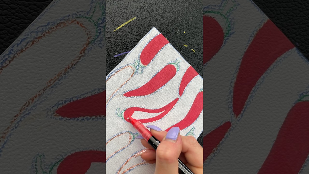 🖍️ Color with me! Relaxing coloring ASMR. No talking #asmr #coloring #shorts