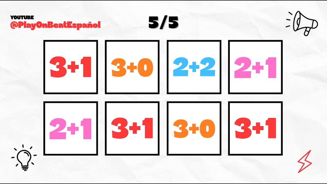 Say The Word On Beat ESPAÑOL: Matemáticas! (Di La Palabra Al Ritmo)