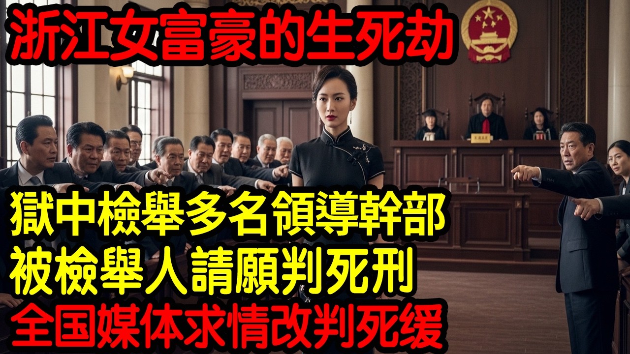 【大案紀實】浙江女富豪的生死劫！獄中檢舉——多名領導幹部的暧昧关系！