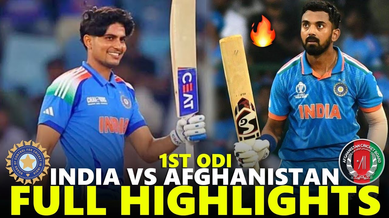 India vs Afghanistan 1st ODI 2026 Full Highlights 2026 | IND VS AFG