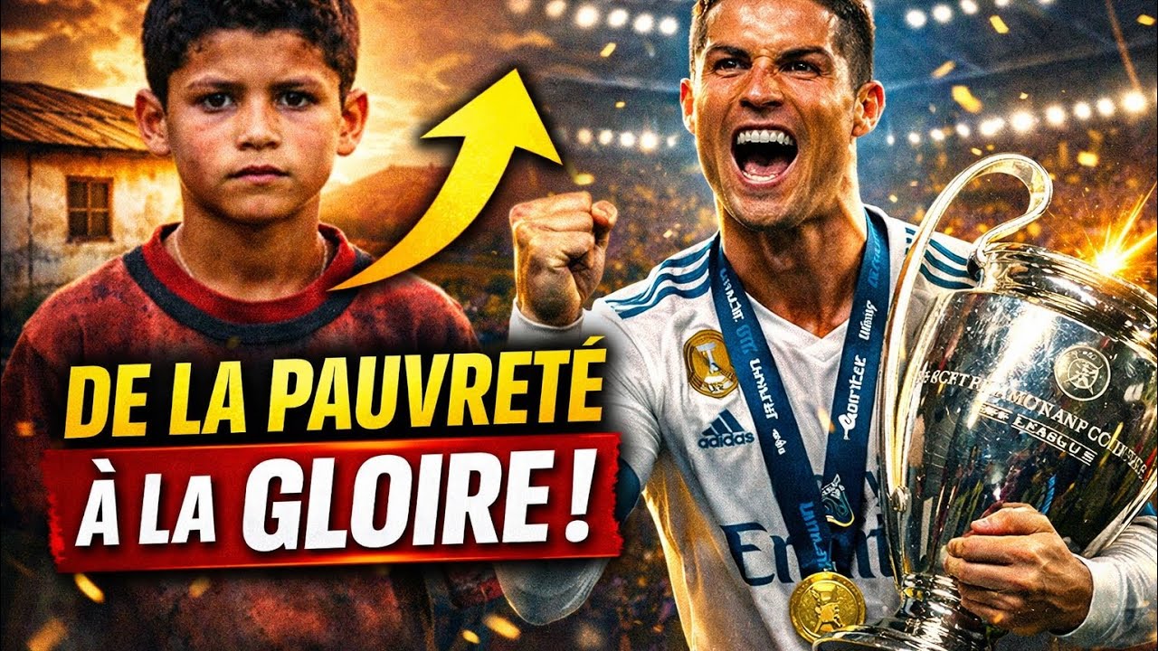 Cristiano Ronaldo : De la pauvreté à la légende – Une histoire vraie qui inspire à réussir