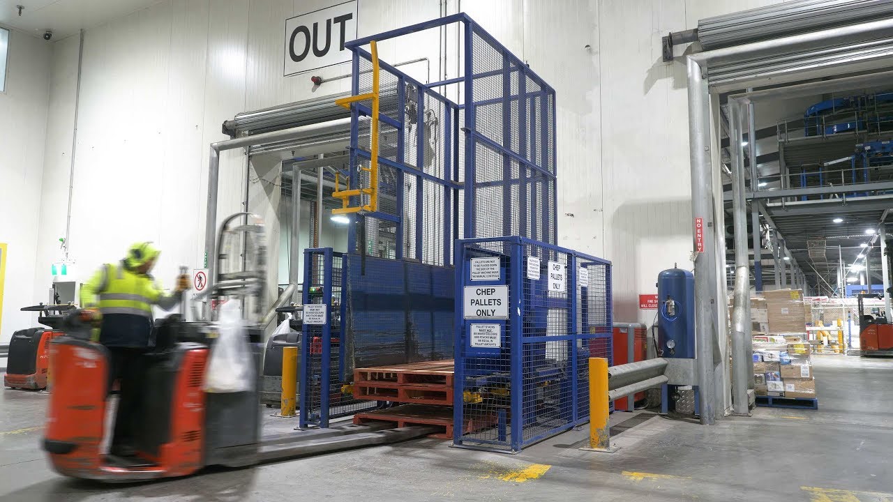 Pallet Dispenser - Heavy Duty Twin Pallet