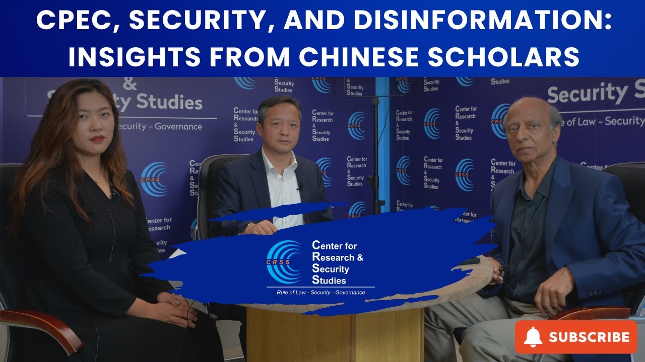 CPEC, Security, and Disinformation: Insights from Chinese Scholars
