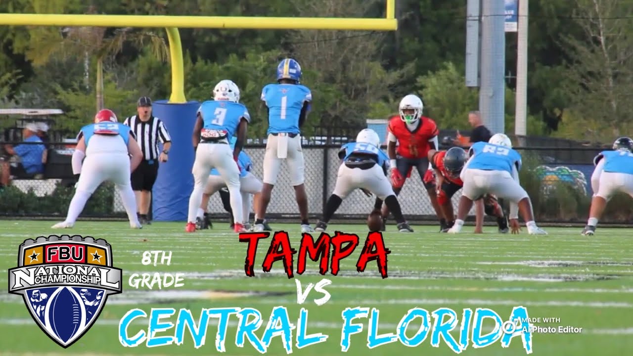 2025 FBU 8TH GRADE | CENTRAL FLORIDA VS TAMPA | 12/22/2025