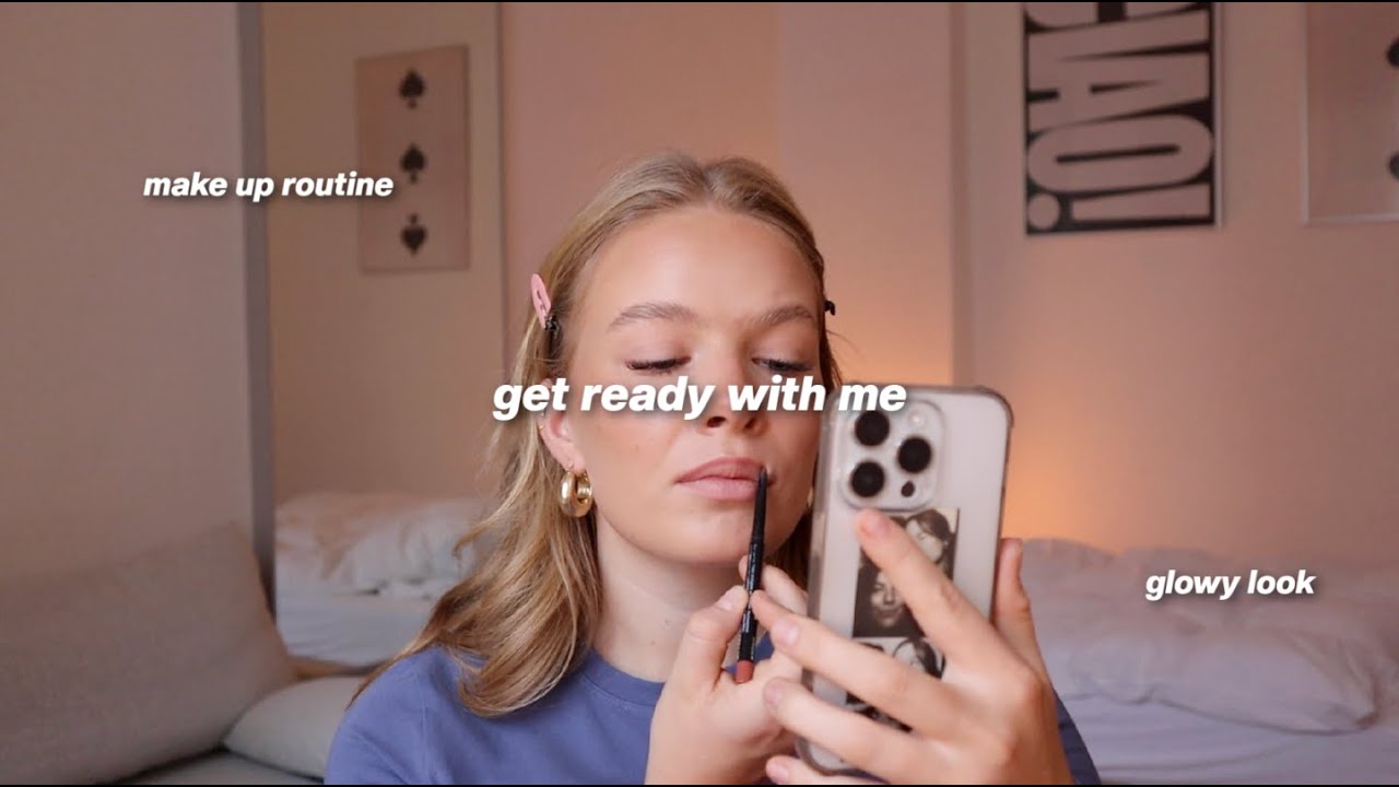 GET READY WITH ME 🎀 | best products for a glowy make up look | Hanna Marie