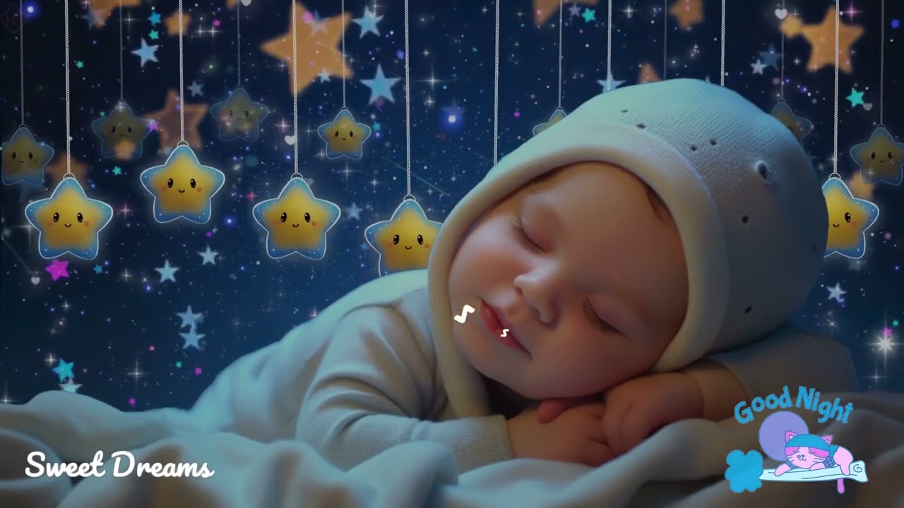 Baby Sleep Music💤Instant Baby Sleep in 3 Minutes🌙Deep Sleep Magic💖Mozart & Brahms Lullabies