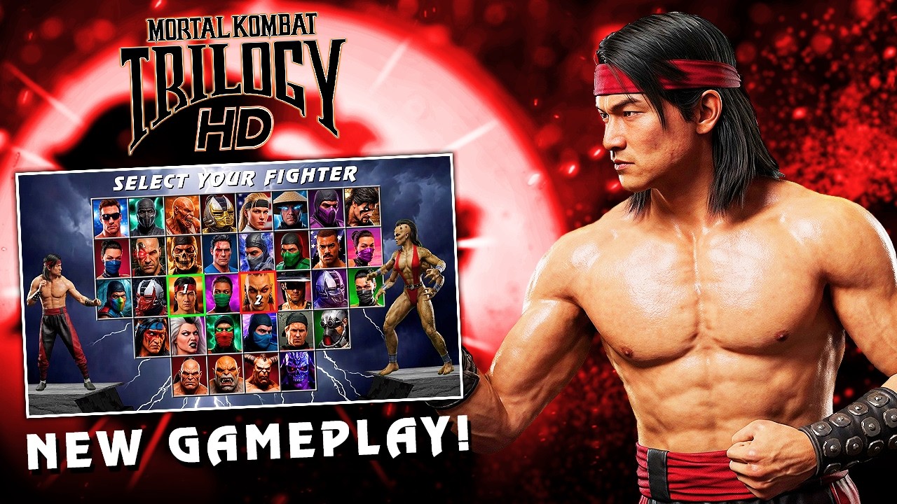 Ремейк Mortal Kombat Trilogy в HD-качестве &ndash; Реакция на геймплей с Лю Каном! (Первый взгляд)