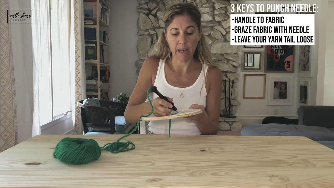 How to Punch Needle + How to Avoid Uneven Loops