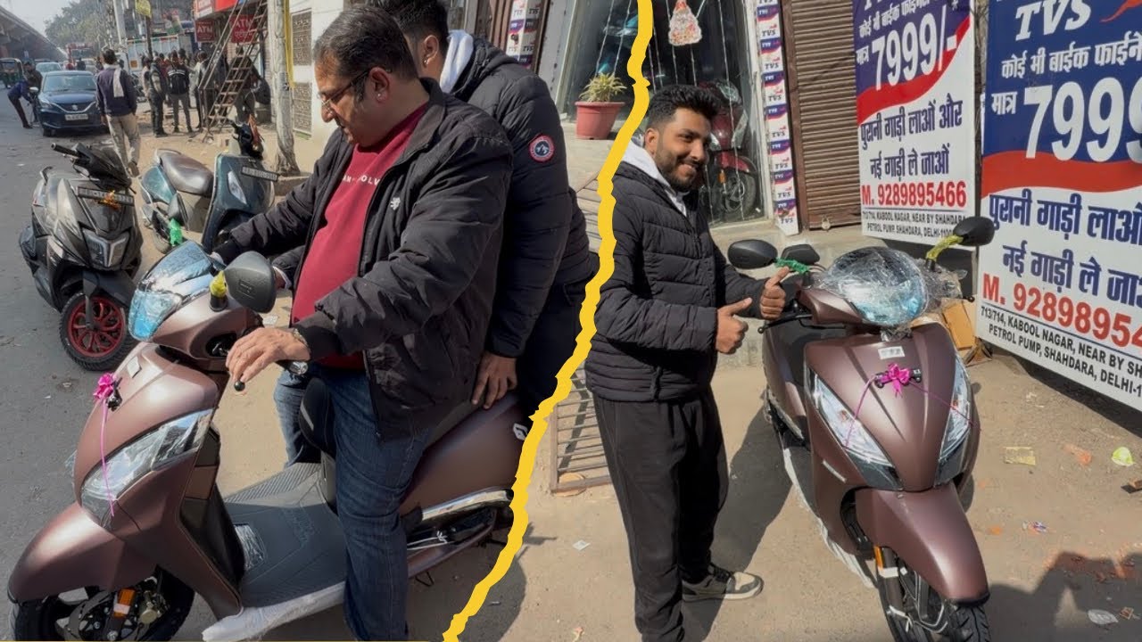 Finally papa ne bhi apne liye scooty leli😂❤️
