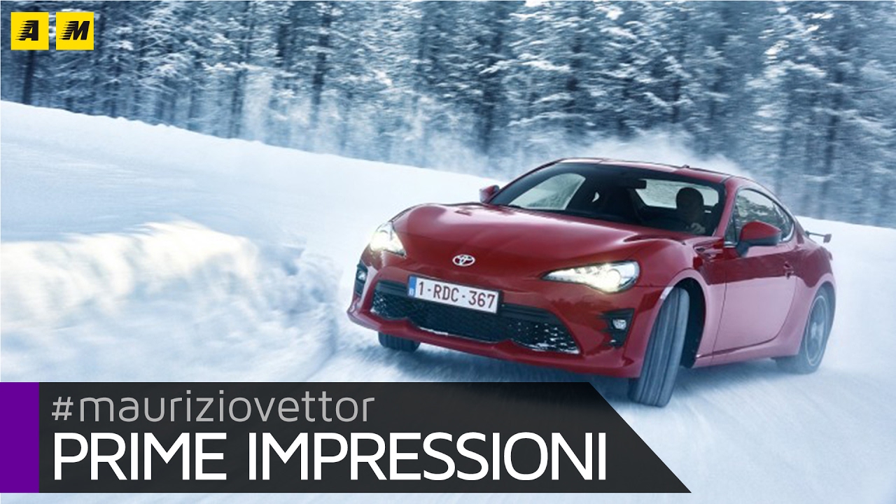 Toyota GT86 restyling 2017 | Primo test [ENGLISH SUB]