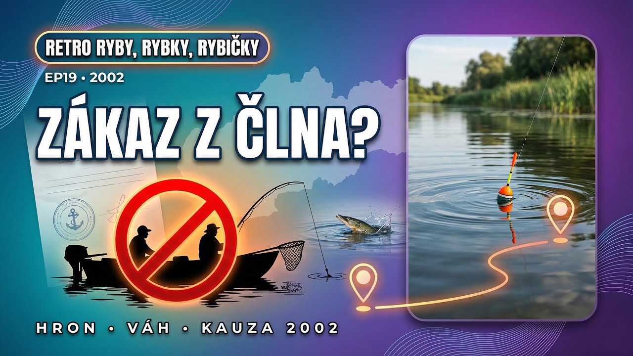 EP19 | Zákaz lovu z člna? Kauza 2002 + Hron & Váh | Retro Ryby, Rybky, Rybičky (19/2002)