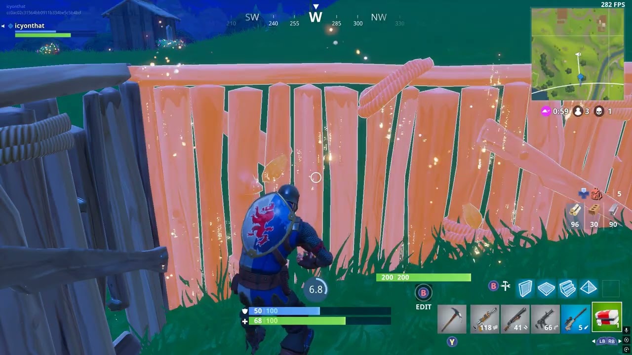 Fortnite chapter 1 season 2 win on controller pc project era