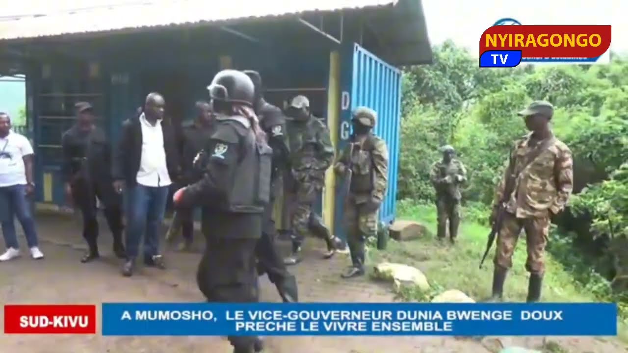 AFC/M23Kabare: le vice-gouverneur Dunia Bwenge Douxen meeting populaire a Mumosho