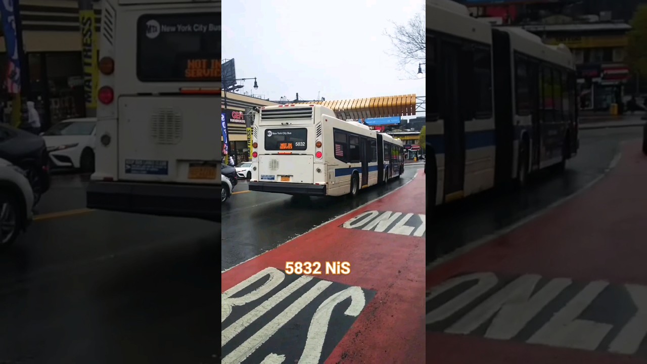 MTA NYC BUS: 5832 NiS @ Fordham & Marion 