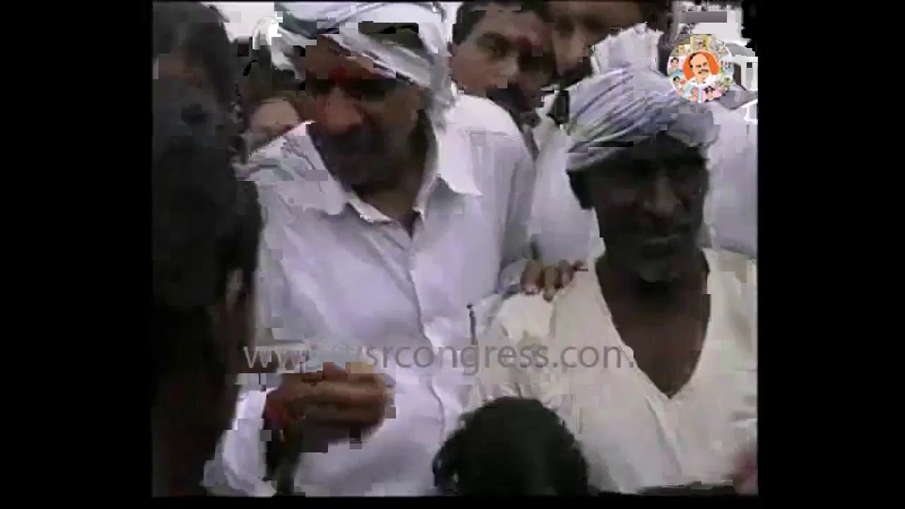 YSR YS RAJASHEKAR REDDY PADAYATRA 01 old videos rajashekar reddypadayatra