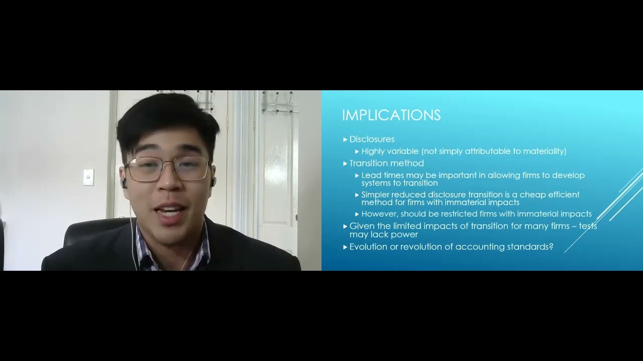 AASB 2021 Research Forum session 1: An evaluation of the impacts of the adoption of AASB 15