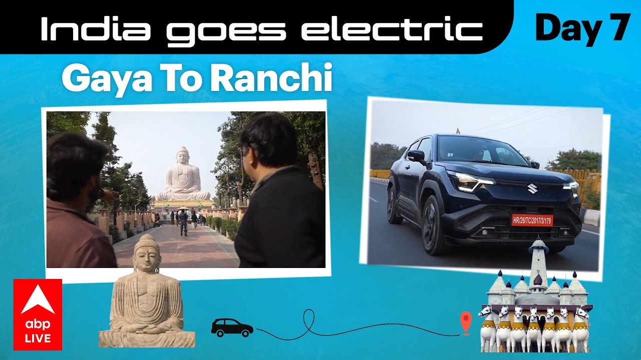 India Goes Electric | Day 6: Gaya → Ranchi | Spiritual Stops, Litti-Chokha & the e VITARA Experience