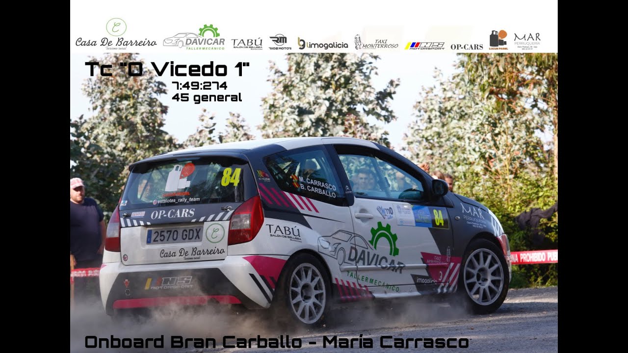 [ONBOARD] Bran Carballo - María Carrasco / TC- O Vicedo 1/ Rally Mariña Lucense 2022