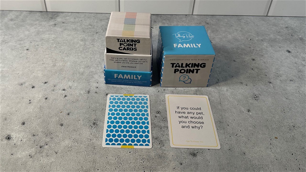 Talking Point Family Conversation Cards - 200 pack box