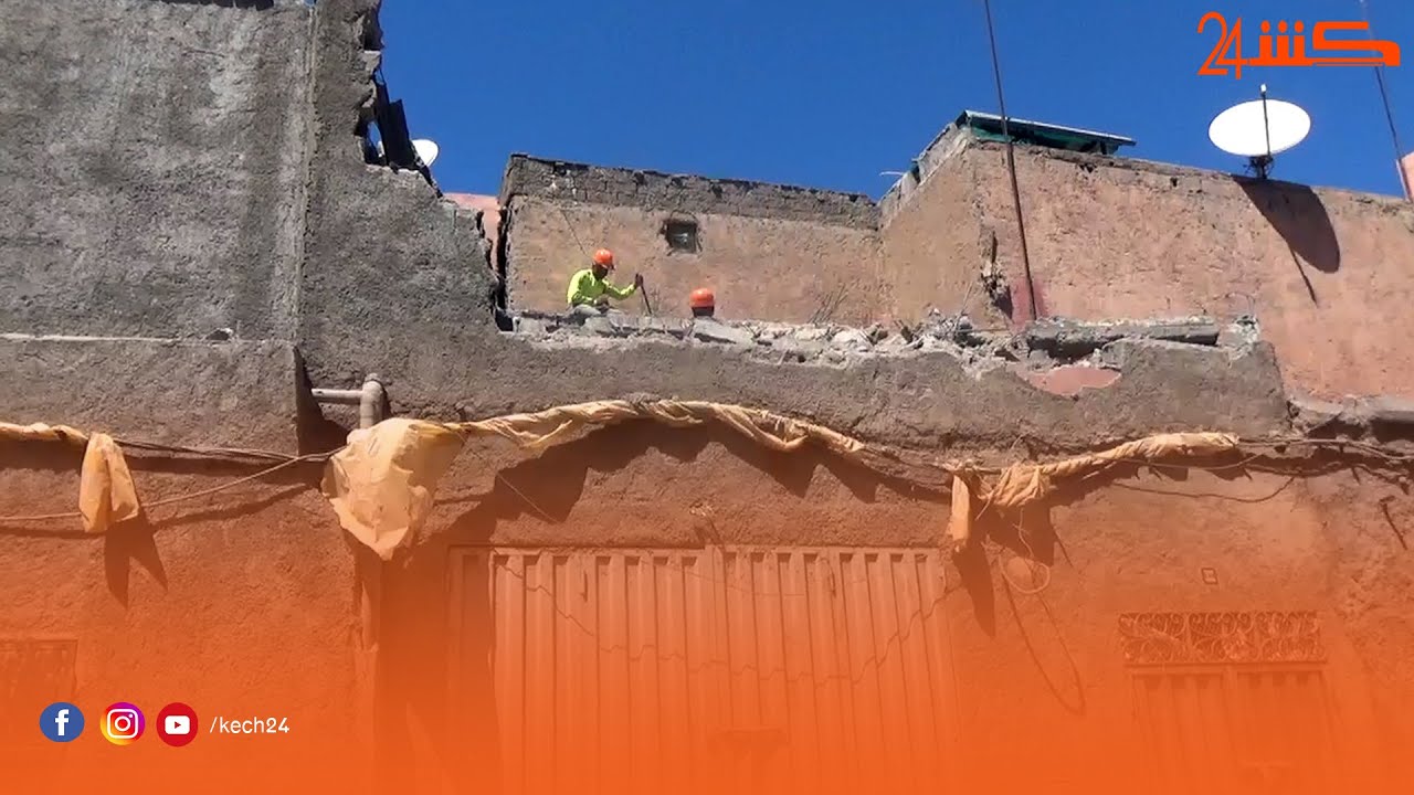 السلطات تستأنف عملية هدم بنايات عشوائية شُيدت فوق دكاكين بمراكش
