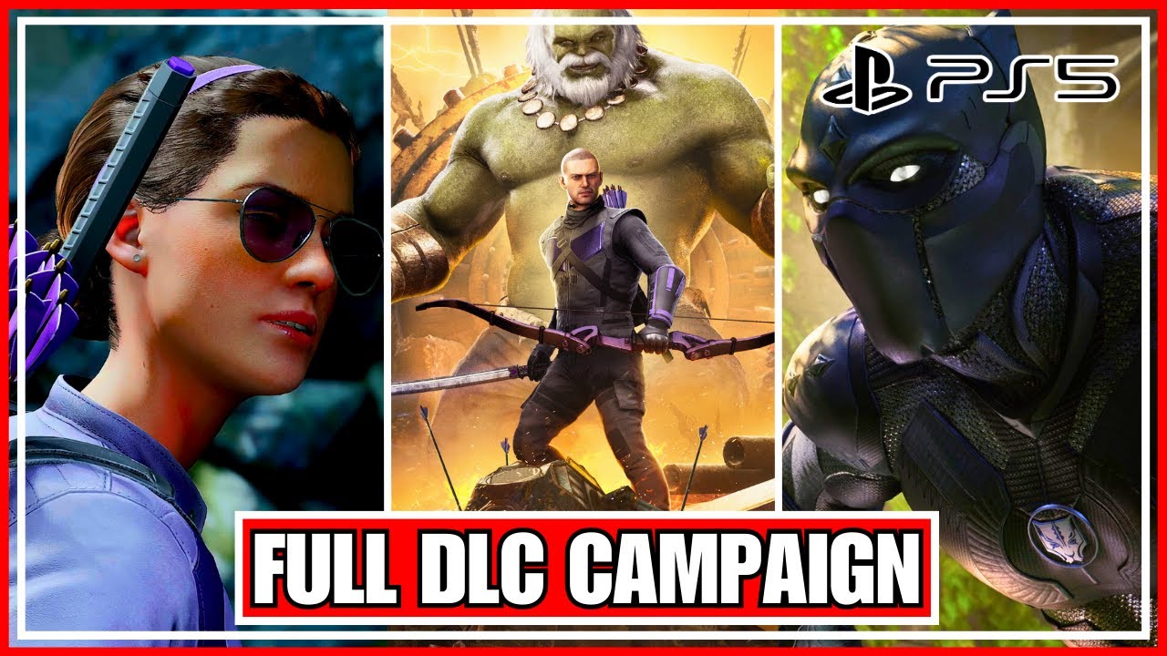 Marvel Avengers - DLC /w BLACK PANTHER - FULL GAME - (No Commentary)