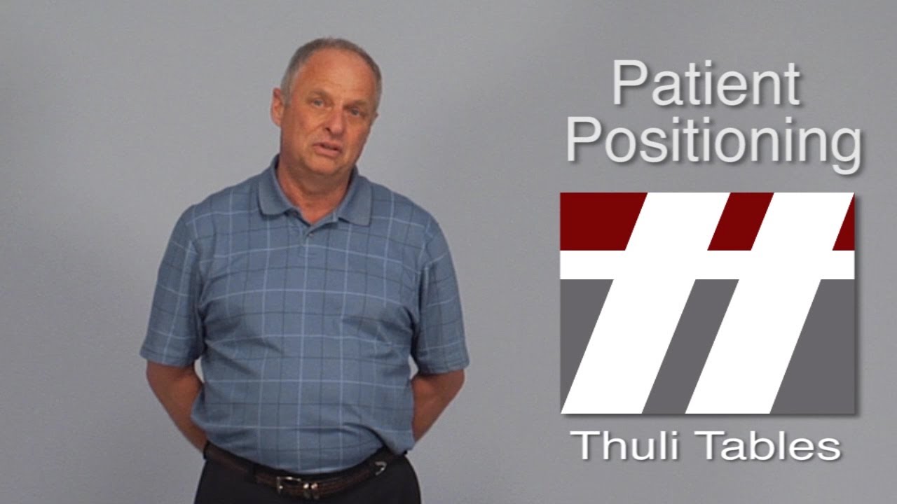 Patient Positioning on Tour Portable Table:  Thuli Tables Chiropractic Table