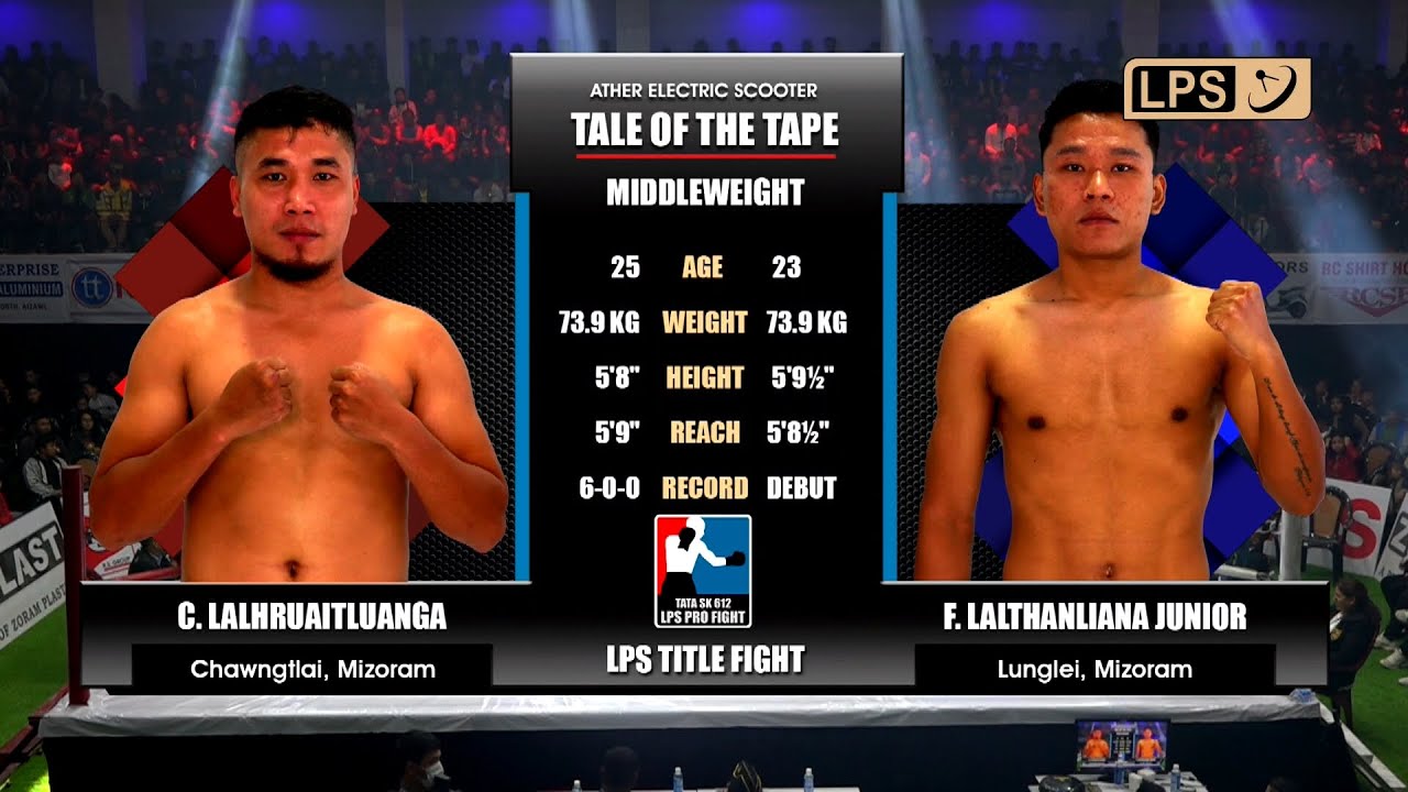 LPS PRO FIGHT TITLE FIGHT | C.LALHRUAITLUANGA VS F.LALTHANLIANA JUNIOR | FULL FIGHT 🥊