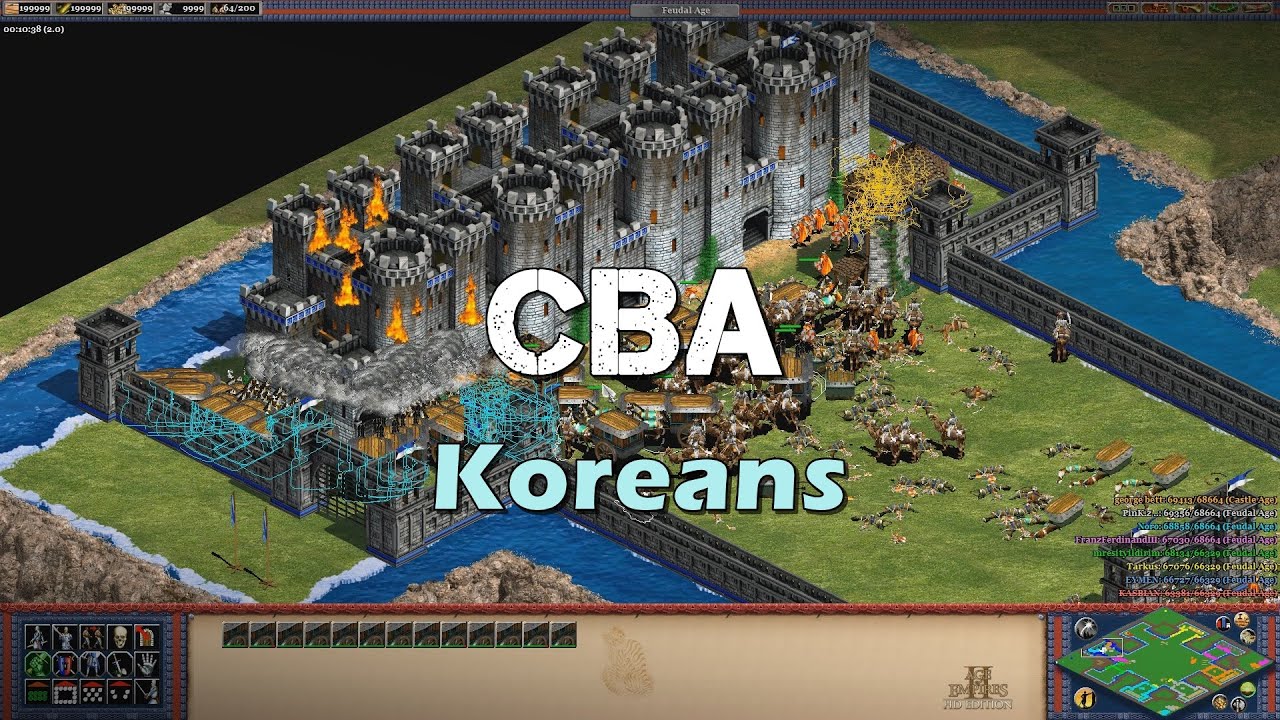 War Wagon razers | CBA Original 4v3 - Koreans | AoE2 HD