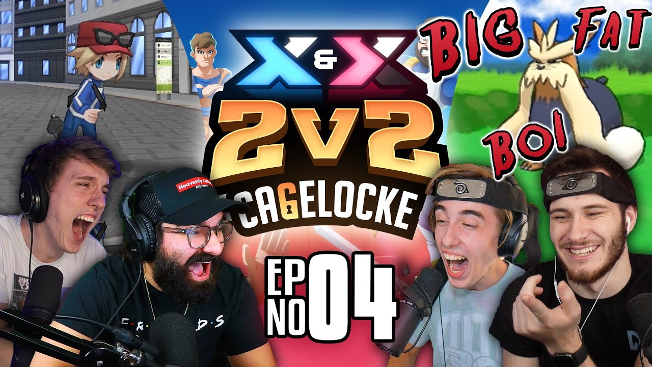 ПЕРВЫЙ МАТЧ В КЛЕТКЕ!! - Pokemon X&Y 2v2 Randomized Cagelocke EP 04