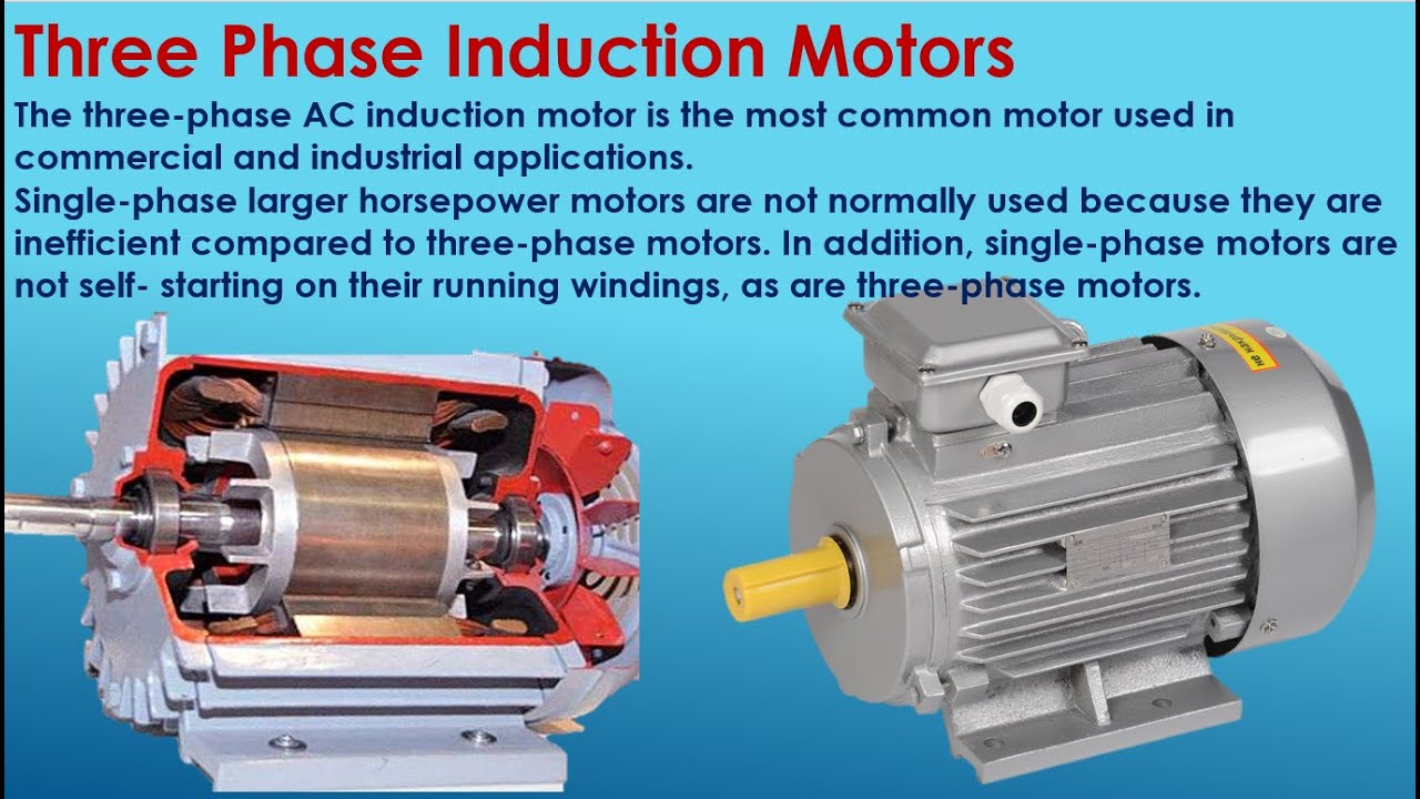 12-المحركات الحثية و المعلومات التى يجب أن تعرفها عنها Induction Motor