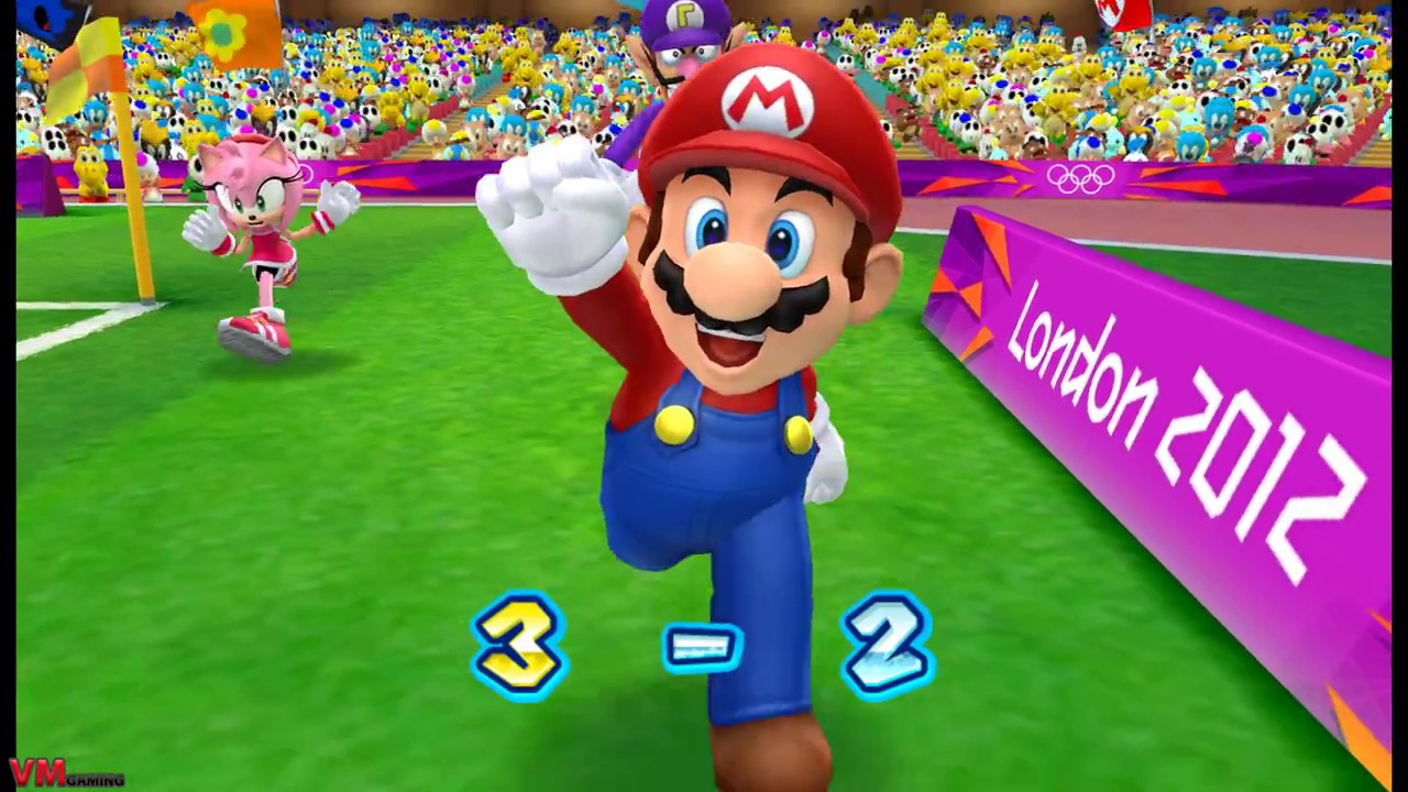 Mario & Sonic at the London 2012 Olympic Games #football part 6
