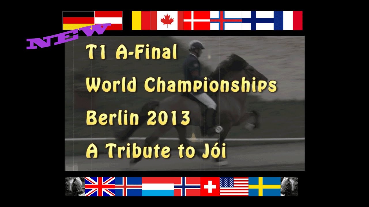 T1 Tölt A Final, Islandpferde WM, WC Icelandic Horses, 2013