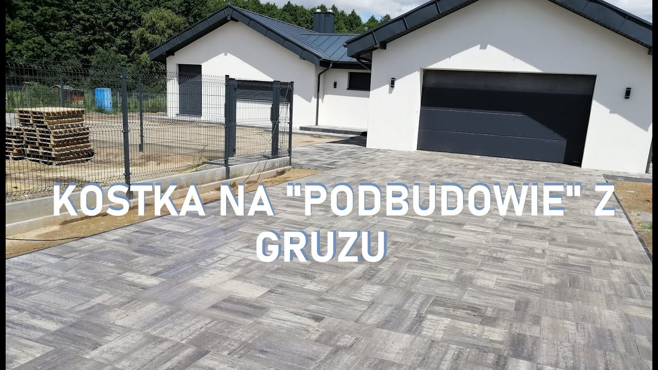 Kostka położona na recyklingu (gruz mielony) #brukarzbydgoszcz  #brukarzyoutube1 #gehl4625