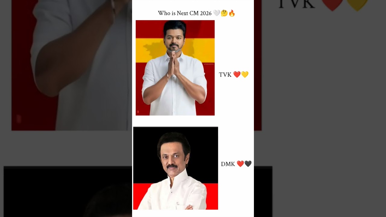 Who Is Next CM In...2026...&hellip;? | #tvk #dmk | Comments Your Vote...?