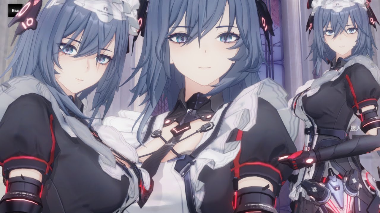 [Punishing Gray Raven] Discord the Maid | Poses + Voicelines