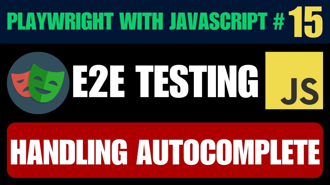 Урок по драматургии с Javascript №15 | Работа с автодополнением и автопредложениями
