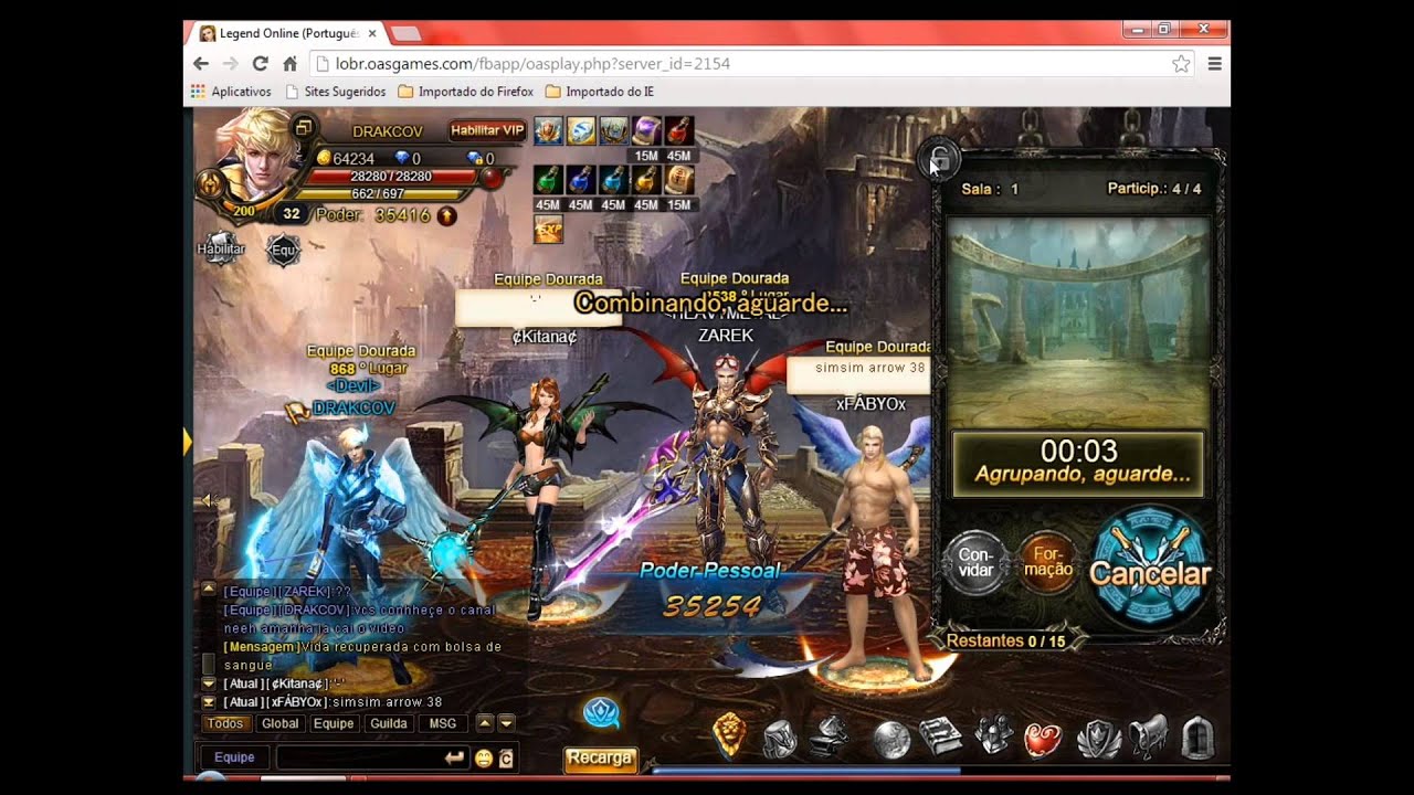 Legend Online: Arena lvl 30-34