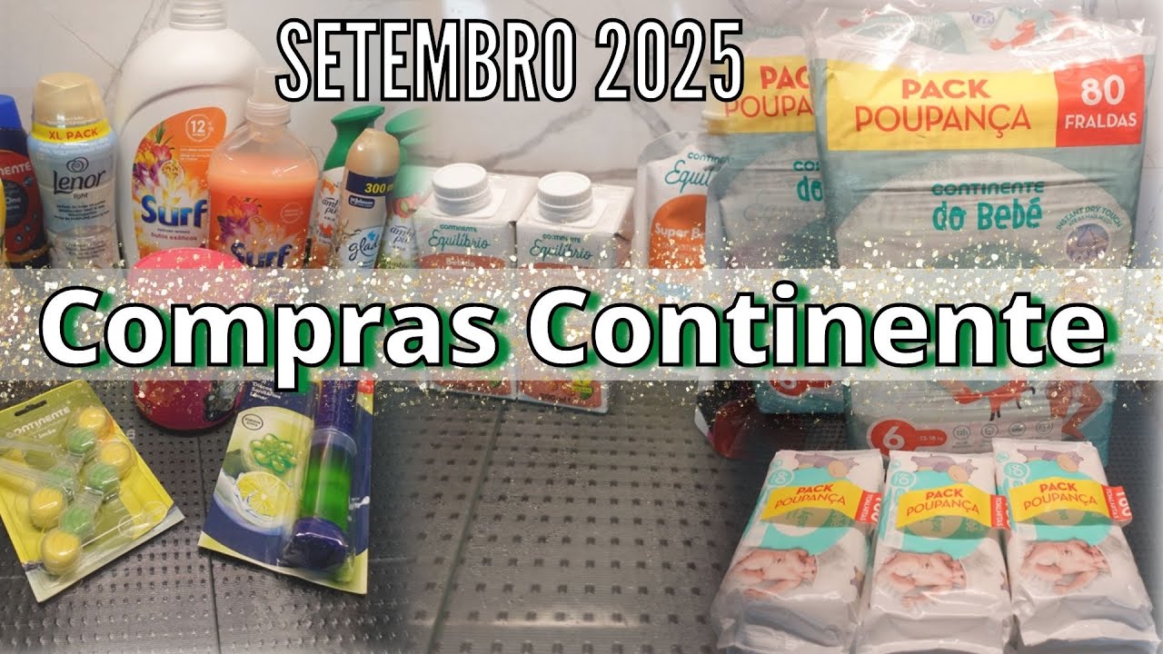 Supermercado Continente | Últimas compras grandes de setembro 2025