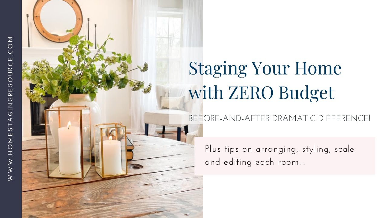 Occupied Home Staging Before and After Success Story - Low Budget Staging Hot Tips - Amazing Photos