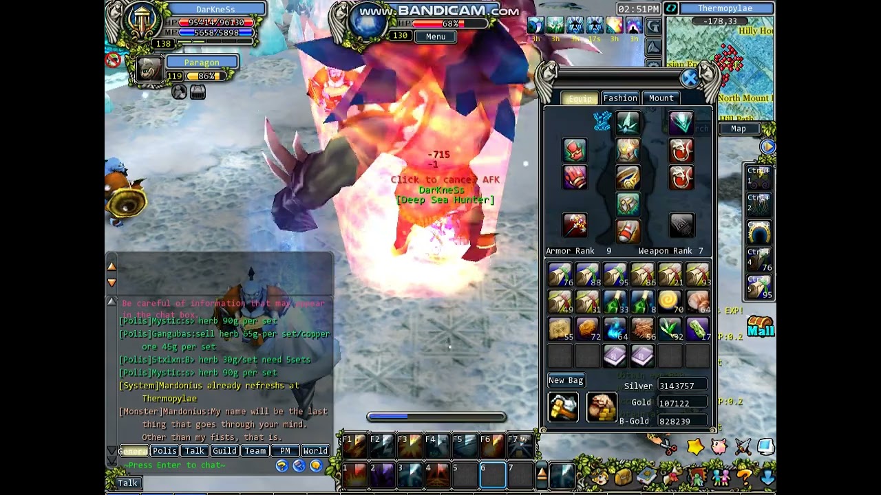 Hunting WB Mardonius In Thermo Map