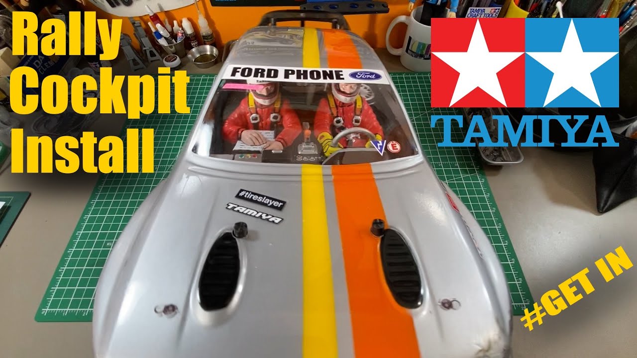 Tamiya Rally Cockpit installation TT-02/Ford Cosworth.
