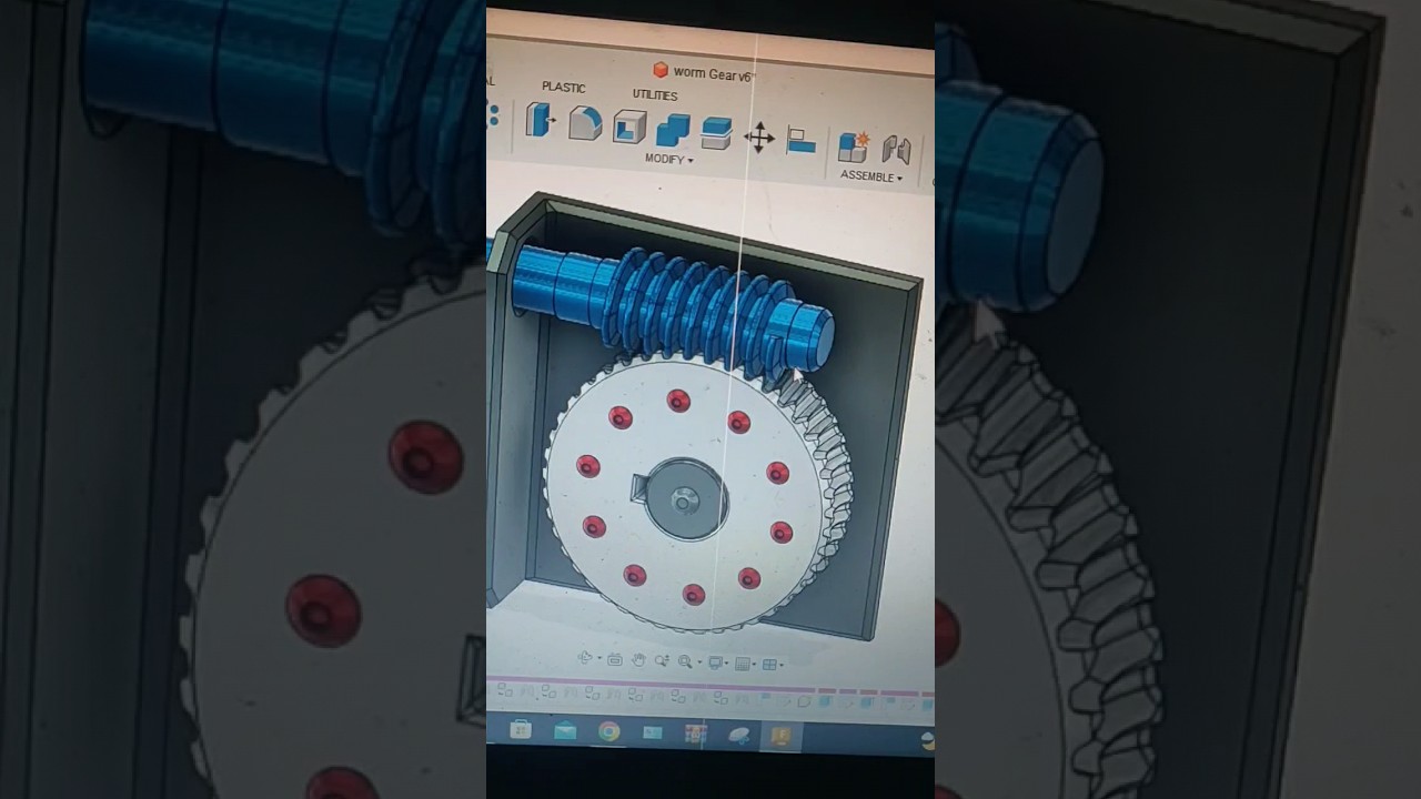 Worm Gear Assembly and Animation | Fusion 360 Tutorial | Coming Soon #autodesk #fusion360 #wormgear