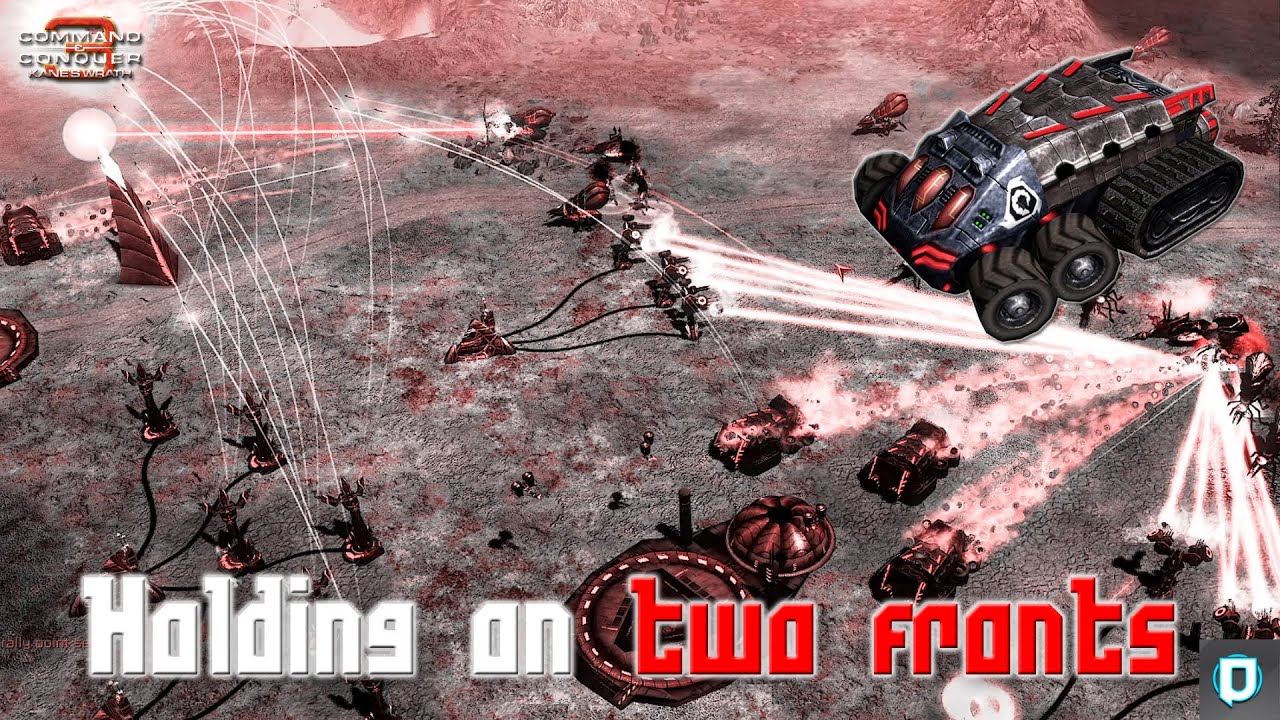 Holding on Two Fronts | C&C 3: Kanes Wrath, 1v2 Vs Brutal Steamroller Ai, Gameplay | 2025
