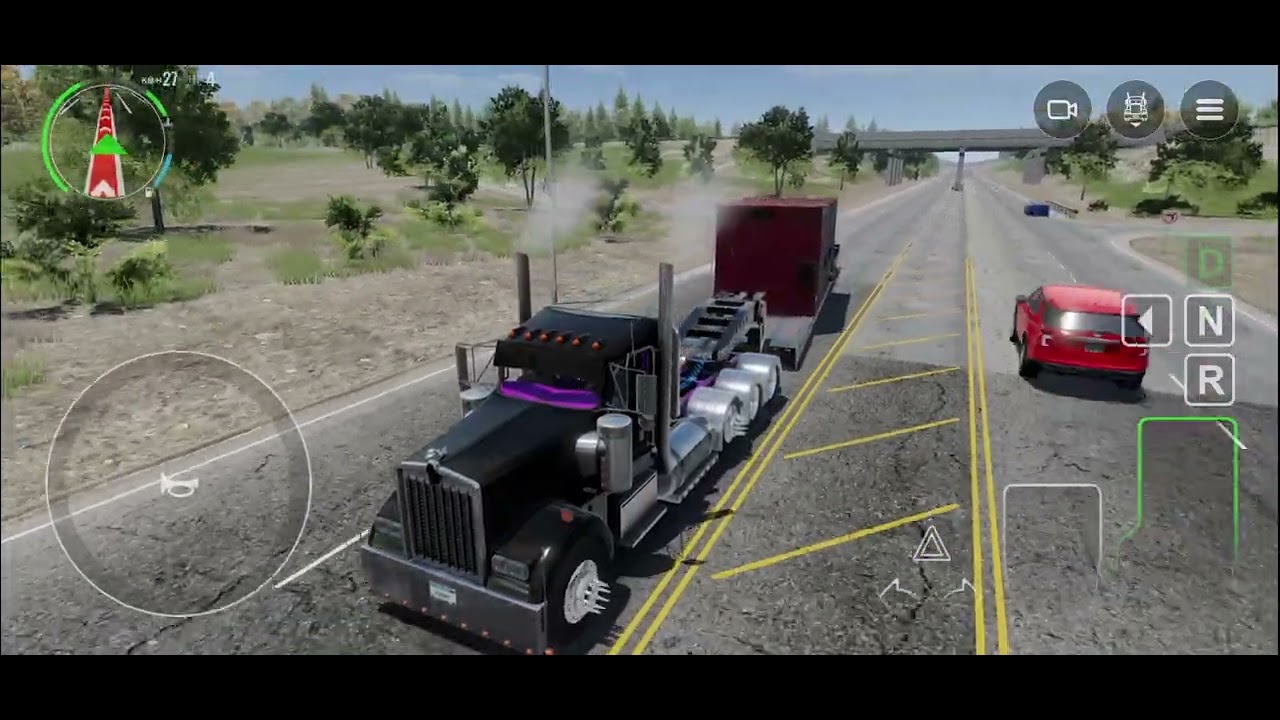 Over size load #game is truck simulator big rigs￼