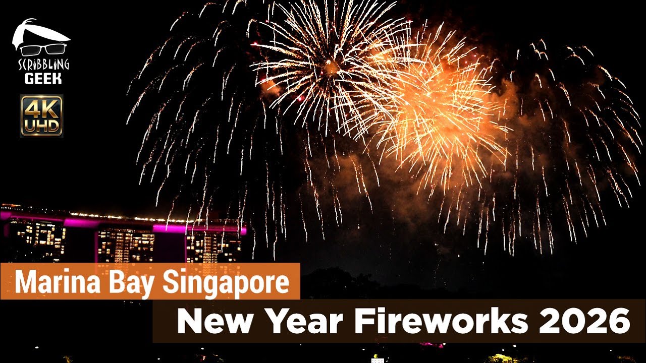 Singapore Marina Bay New Year Fireworks 2026